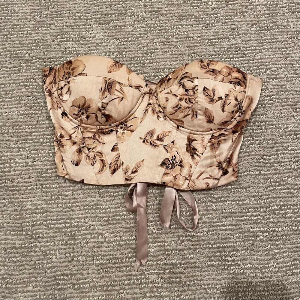 Floral Corset Top